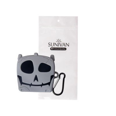 کاور کیس هندزفری سامسونگ Galaxy Buds Live - Buds Pro - buds 2 - buds 2 pro - Fe سانیوان مدل عروسکی فانتزی طرح اسکلت Scary Skeleton
