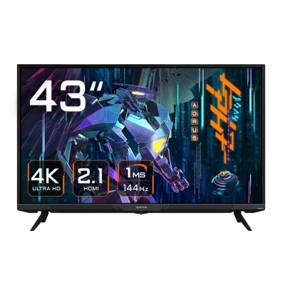 مانیتور گیمینگ&nbsp;گیگابایت مدل AORUS FV43U-EK سایز 43 اینچ