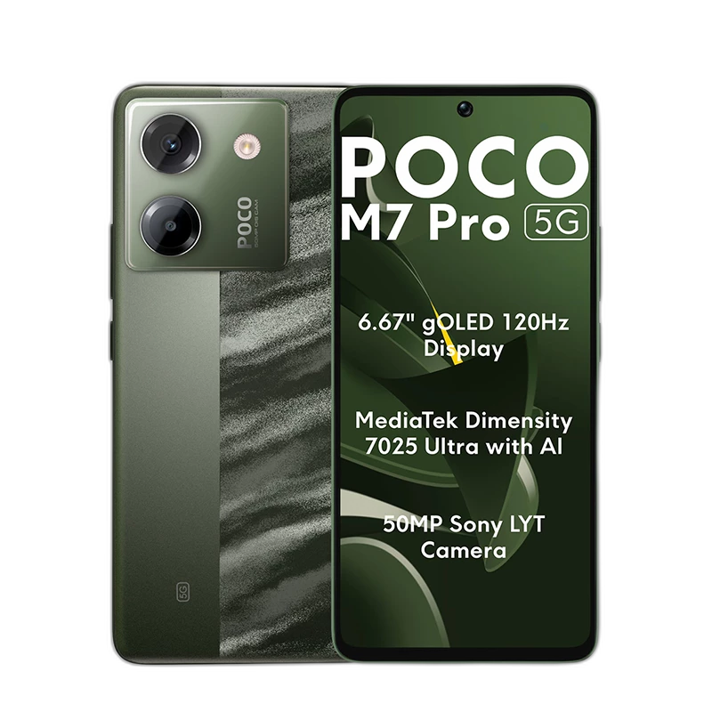 گوشی موبایل پوکو مدل M7 pro 5G ظرفیت 256 گیگابایت رم 12 گیگابایت