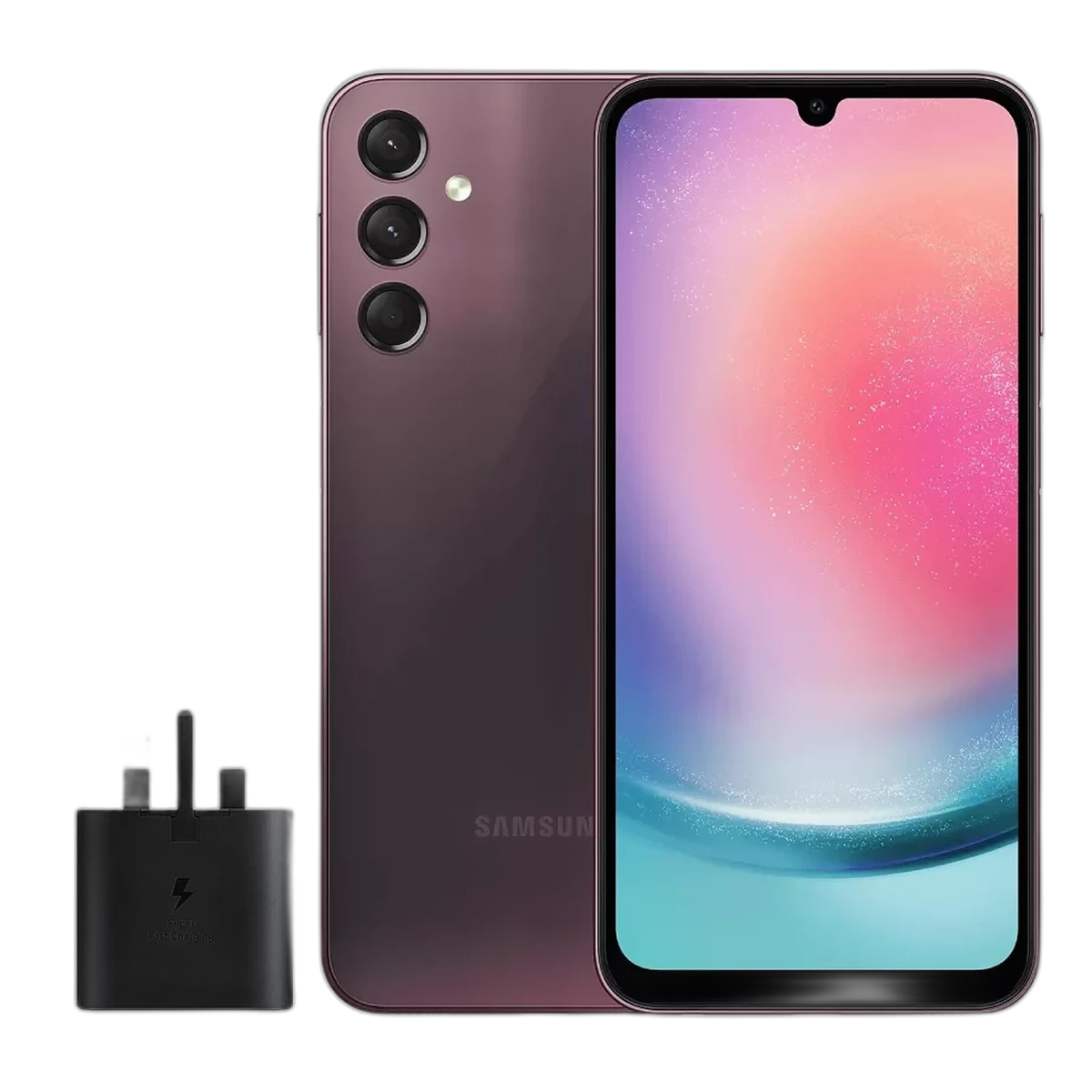 گوشی موبايل سامسونگ Galaxy A24 4G ظرفیت 128 گیگابایت رم 8 گیگابایت به همراه شارژر 25 وات سامسونگ