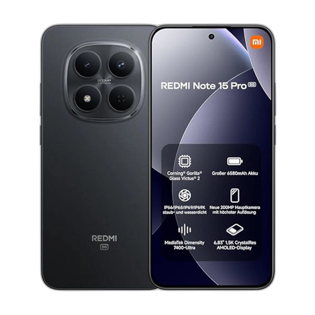 گوشی موبايل شیائومی مدل Redmi Note 15 Pro 5G ظرفیت 256 گیگابایت رم 8 گیگابایت