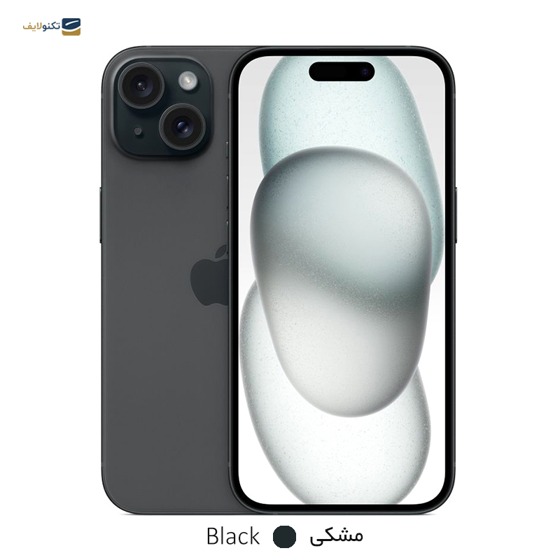 گوشی موبایل اپل iPhone 15 CH/A دو سیم کارت ظرفیت 128 گیگابایت رم 6 گیگابایت - Not Active رجیستر شده به همراه شارژر 20 وات اپل